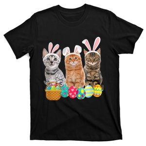 Hree Cat Easter Day Cats Kitten Gift T-Shirt