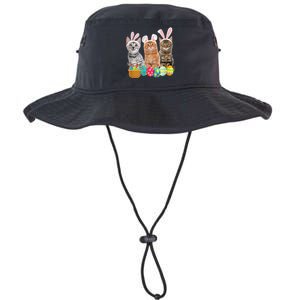 Hree Cat Easter Day Cats Kitten Gift Legacy Cool Fit Booney Bucket Hat