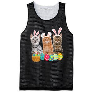 Hree Cat Easter Day Cats Kitten Gift Mesh Reversible Basketball Jersey Tank