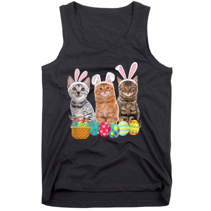 Hree Cat Easter Day Cats Kitten Gift Tank Top