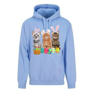 Hree Cat Easter Day Cats Kitten Gift Unisex Surf Hoodie