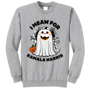 Halloween Cats For Kamala Harris Tall Sweatshirt