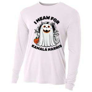 Halloween Cats For Kamala Harris Cooling Performance Long Sleeve Crew