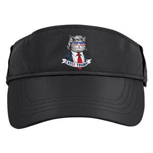 Hilarious Cats For Trump Adult Drive Performance Visor