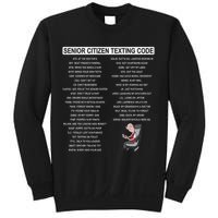 Humorousz Company Funny Senior Texting Code , Senior Texting , Sweatshirt