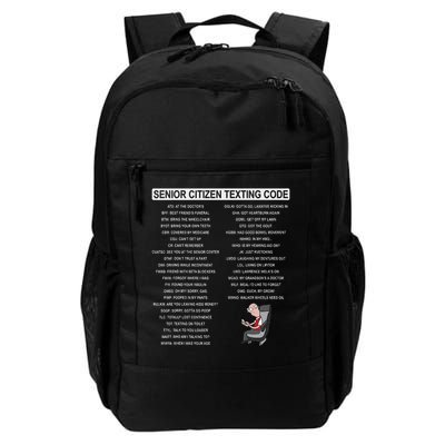 Humorousz Company Funny Senior Texting Code , Senior Texting , Backpack