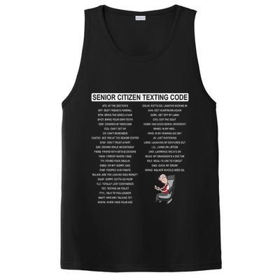 Humorousz Company Funny Senior Texting Code , Senior Texting , PosiCharge Competitor Tank