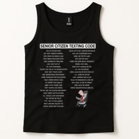 Humorousz Company Funny Senior Texting Code , Senior Texting , Tank Top
