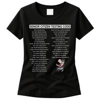 Humorousz Company Funny Senior Texting Code , Senior Texting , Womens T-Shirt
