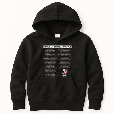 Humorousz Company Funny Senior Texting Code , Senior Texting , Kids Hoodie