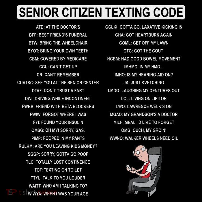 Humorousz Company Funny Senior Texting Code , Senior Texting , Short Acrylic Beanie