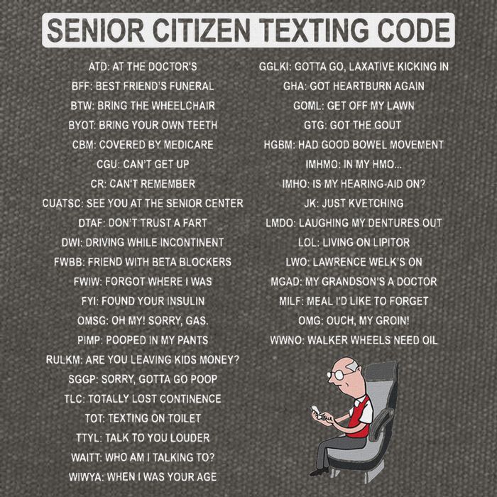 Humorousz Company Funny Senior Texting Code , Senior Texting , Cotton Canvas Backpack