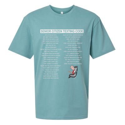 Humorousz Company Funny Senior Texting Code , Senior Texting , Sueded Cloud Jersey T-Shirt