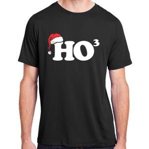 Ho Cubbed Funny Ho To The Power Three Ho Ho Ho Christmas TShirt Adult ChromaSoft Performance T-Shirt