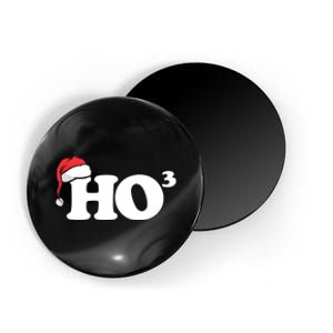 Ho Cubbed Funny Ho To The Power Three Ho Ho Ho Christmas TShirt Magnet