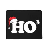 Ho Cubbed Funny Ho To The Power Three Ho Ho Ho Christmas TShirt Mousepad