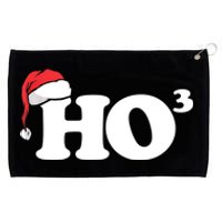 Ho Cubbed Funny Ho To The Power Three Ho Ho Ho Christmas TShirt Grommeted Golf Towel