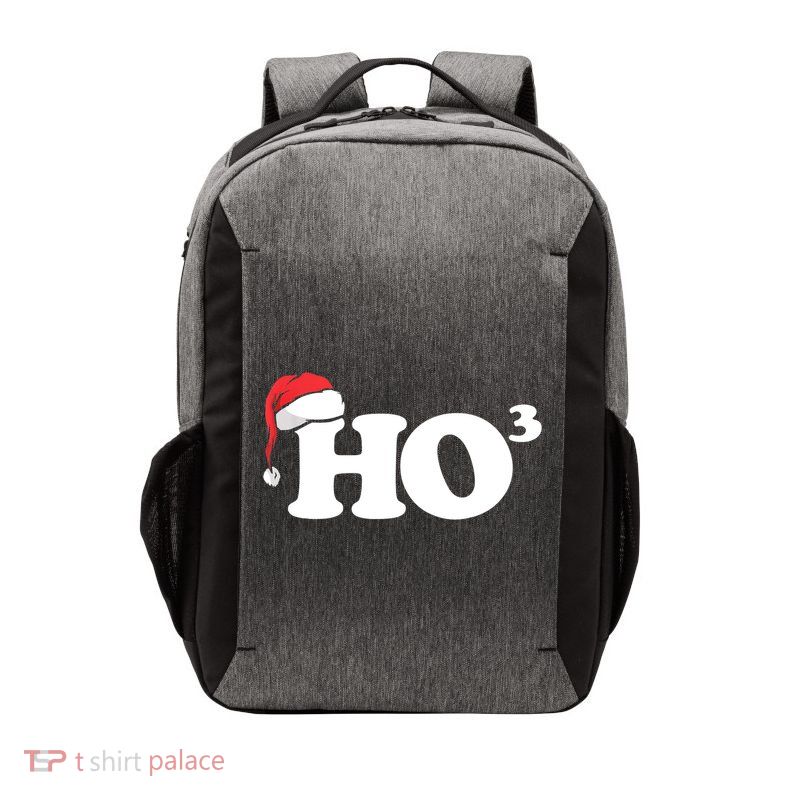 Ho Cubbed Funny Ho To The Power Three Ho Ho Ho Christmas TShirt Vector Backpack