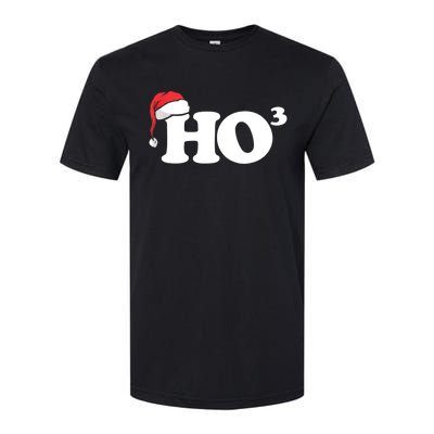 Ho Cubbed Funny Ho To The Power Three Ho Ho Ho Christmas TShirt Softstyle® CVC T-Shirt