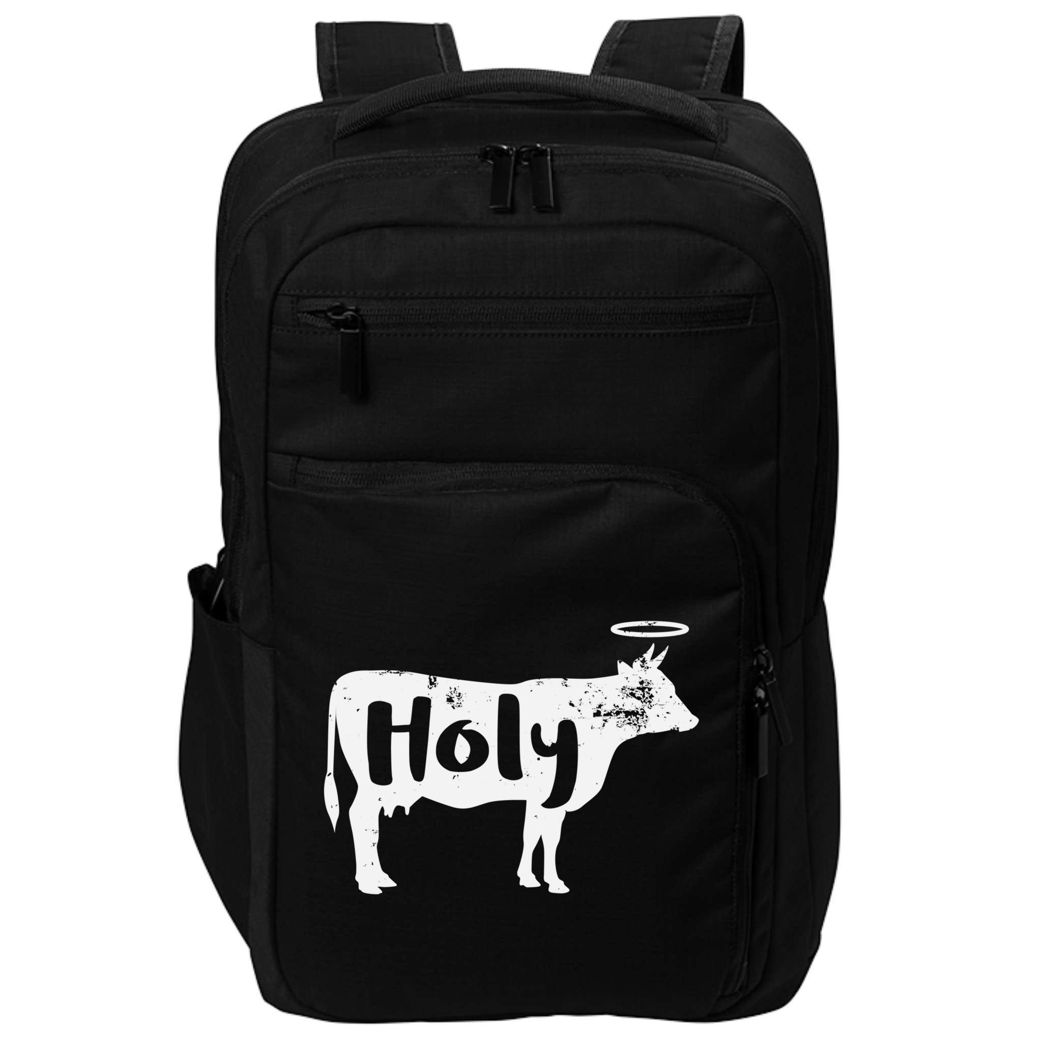 Holy Cow Funny Dairy Farmer Midwest Pride Impact Tech Backpack