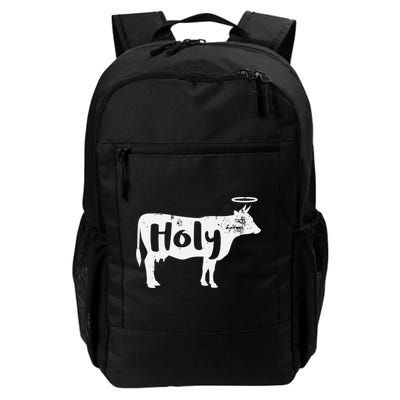 Holy Cow Funny Dairy Farmer Midwest Pride Backpack