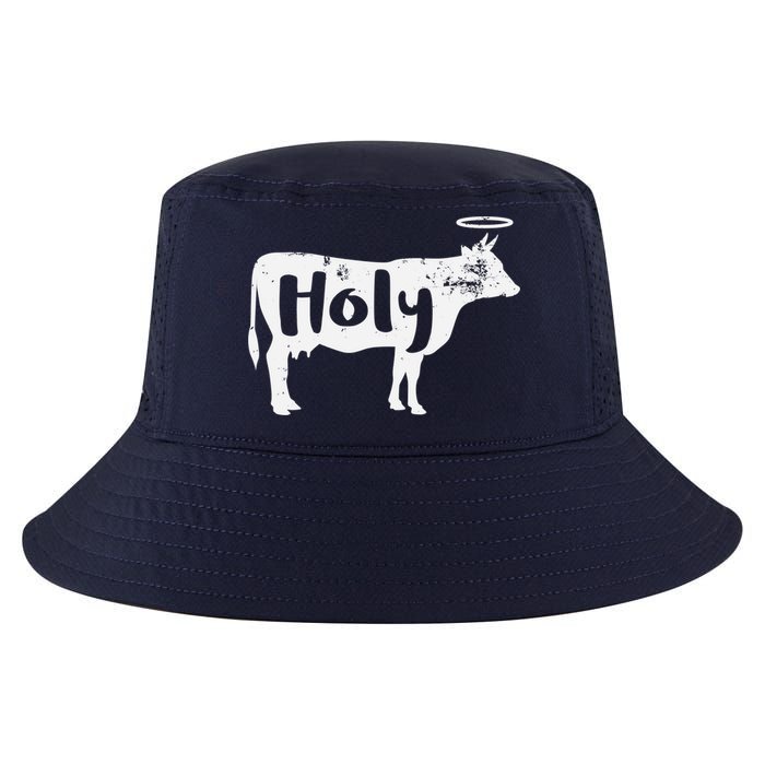 Holy Cow Funny Dairy Farmer Midwest Pride Cool Comfort Performance Bucket Hat