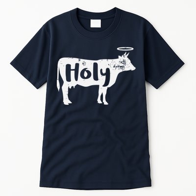 Holy Cow Funny Dairy Farmer Midwest Pride Tall T-Shirt