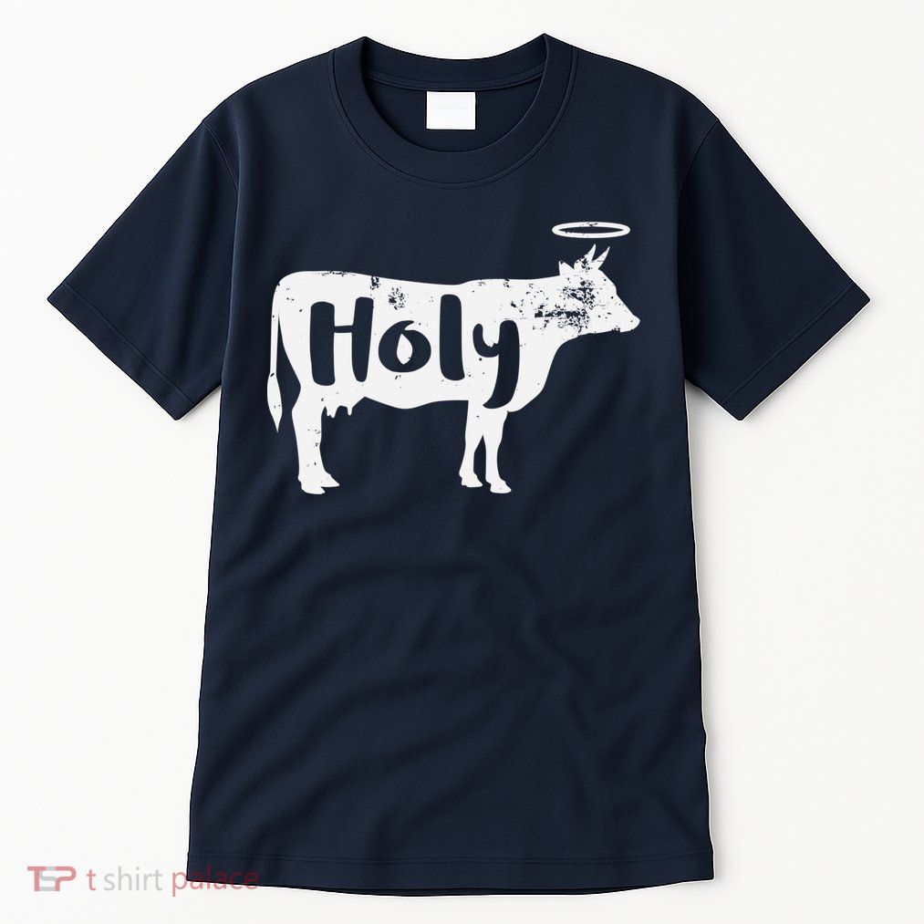 Holy Cow Funny Dairy Farmer Midwest Pride Tall T-Shirt