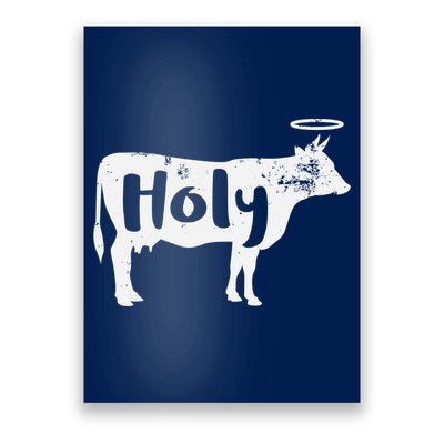 Holy Cow Funny Dairy Farmer Midwest Pride Poster