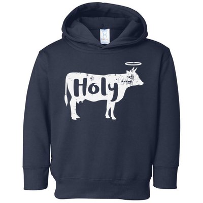 Holy Cow Funny Dairy Farmer Midwest Pride Toddler Hoodie