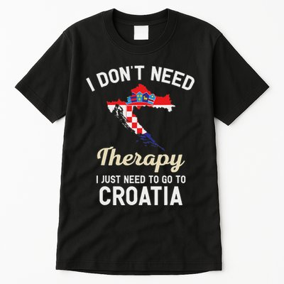 Hrvatska Croatian Flag Croatia Croats Gift Tall T-Shirt