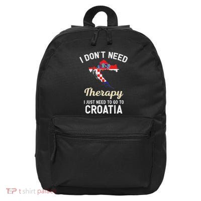 Hrvatska Croatian Flag Croatia Croats Gift 16 in Basic Backpack