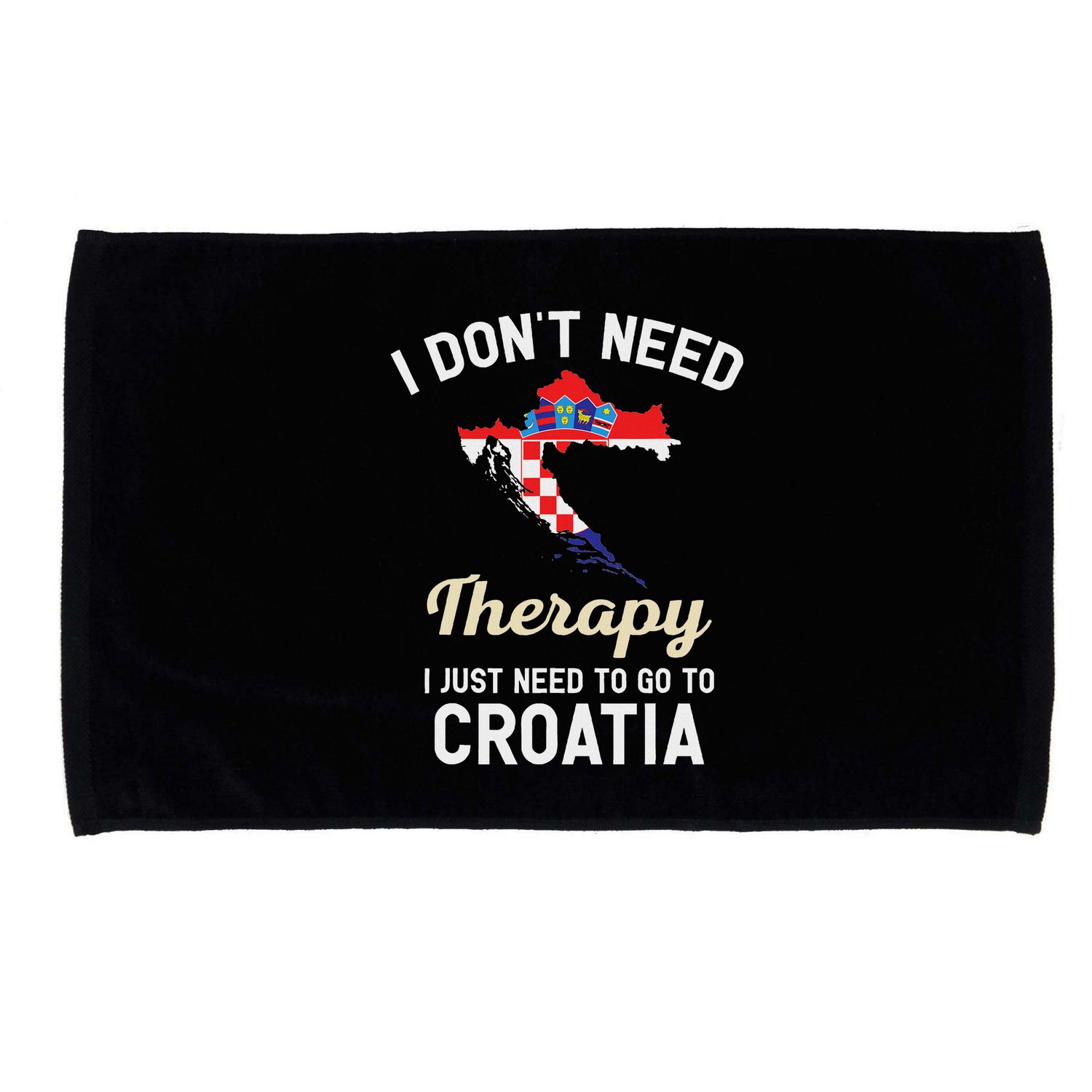 Hrvatska Croatian Flag Croatia Croats Gift Microfiber Hand Towel