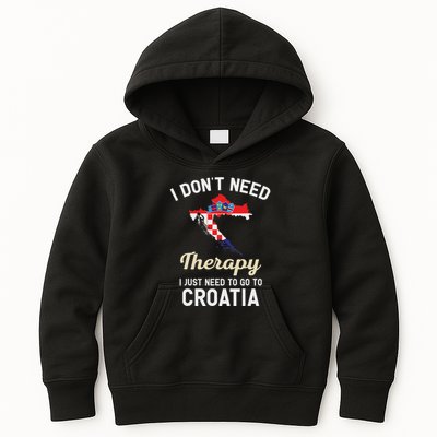 Hrvatska Croatian Flag Croatia Croats Gift Kids Hoodie