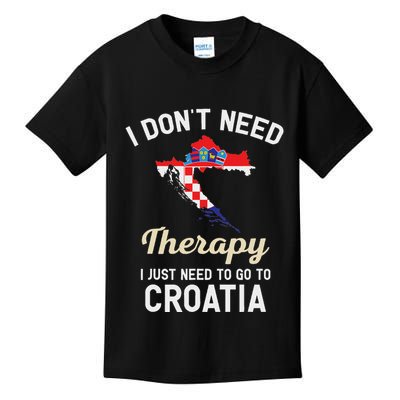Hrvatska Croatian Flag Croatia Croats Gift Kids T-Shirt