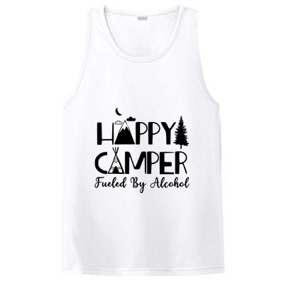 Happy Camper Fueled By Alcohol Camping Drinking Party PosiCharge Competitor Tank