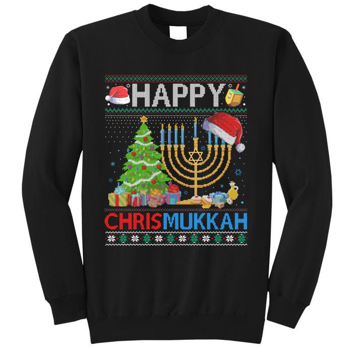 Happy Chrismukkah Funny Jewish Christmas Hanukkah Chanukah Sweatshirt