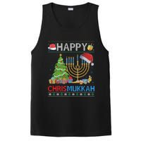 Happy Chrismukkah Funny Jewish Christmas Hanukkah Chanukah PosiCharge Competitor Tank