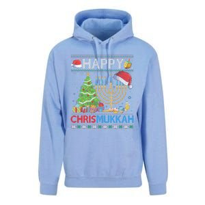 Happy Chrismukkah Funny Jewish Christmas Hanukkah Chanukah Unisex Surf Hoodie