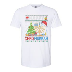 Happy Chrismukkah Funny Jewish Christmas Hanukkah Chanukah Softstyle CVC T-Shirt