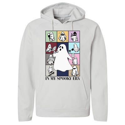 Halloween Costume Funny Ghost In My Spooky Era Performance Fleece Hoodie