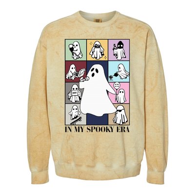 Halloween Costume Funny Ghost In My Spooky Era Colorblast Crewneck Sweatshirt