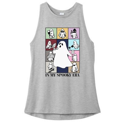 Halloween Costume Funny Ghost In My Spooky Era Ladies PosiCharge Tri-Blend Wicking Tank