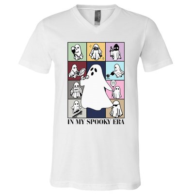 Halloween Costume Funny Ghost In My Spooky Era V-Neck T-Shirt