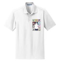 Halloween Costume Funny Ghost In My Spooky Era Dry Zone Grid Polo