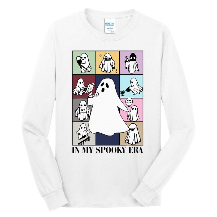 Halloween Costume Funny Ghost In My Spooky Era Tall Long Sleeve T-Shirt