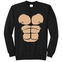 Halloween Costume Funny Monkey Gorilla Chest Suit Halloween Sweatshirt