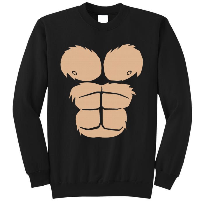 Halloween Costume Funny Monkey Gorilla Chest Suit Halloween Sweatshirt