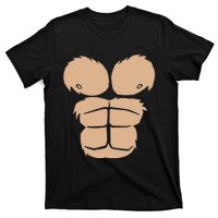 Halloween Costume Funny Monkey Gorilla Chest Suit Halloween T-Shirt