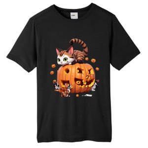 Halloween Cats Funny Cat Tall Fusion ChromaSoft Performance T-Shirt